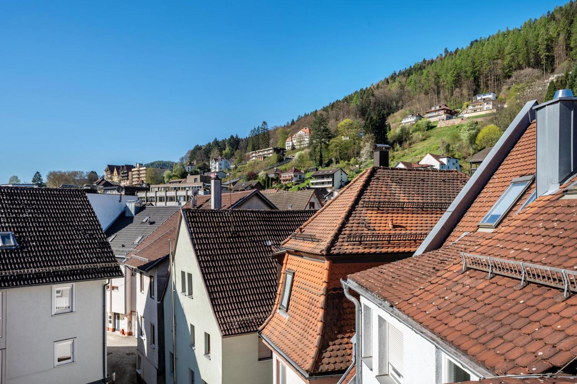 Ferienwohnung Schwarzwaldnest Bad Wildbad Exterior foto